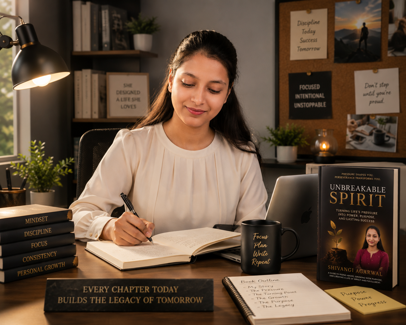 Shivangi Agarwal — author of Unbreakable Spirit
